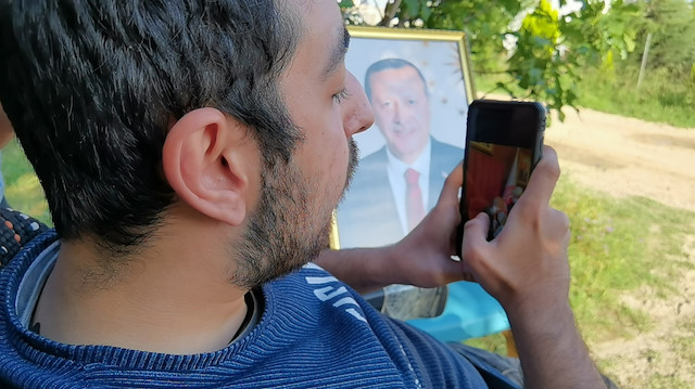 Emir Gürtürk'ün, çok sevdiği Cumhurbaşkanı Erdoğan ile telefonla görüşme hayali gerçekleşti. 