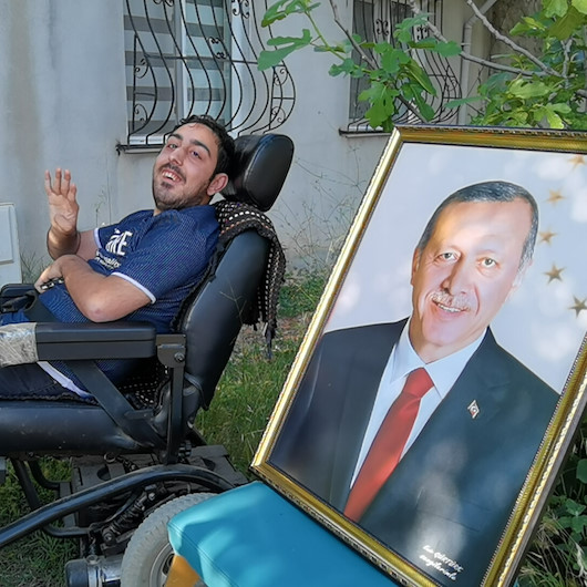 Bedensel engelli Emirin Cumhurbaşkanı Erdoğanla görüşme hayali gerçek oldu