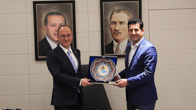 Başkan Örki AK Parti yönetimini ağırladı 