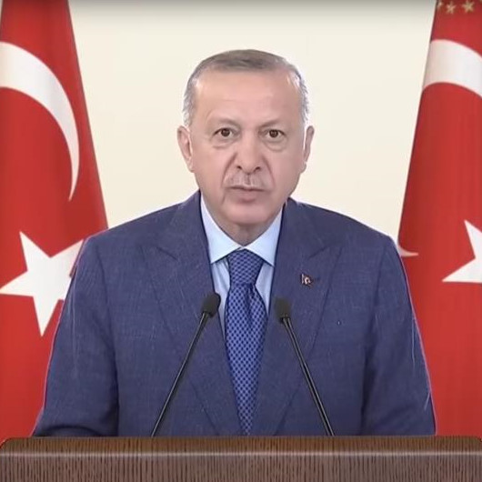 Cumhurbaşkanı Erdoğan Yukarı Afrin Barajının açılışına canlı bağlantı ile katıldı