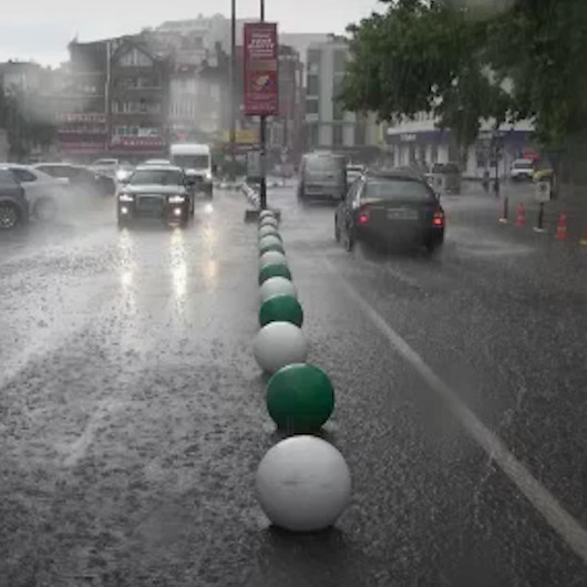 Kırklareli’nde sağanak yağış etkili oldu