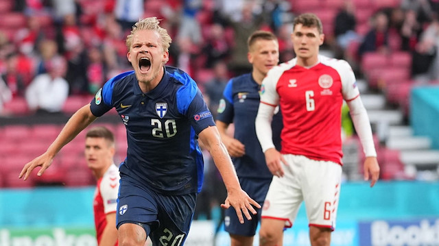 Finlandiyalı futbolcuların gol sevinçleri