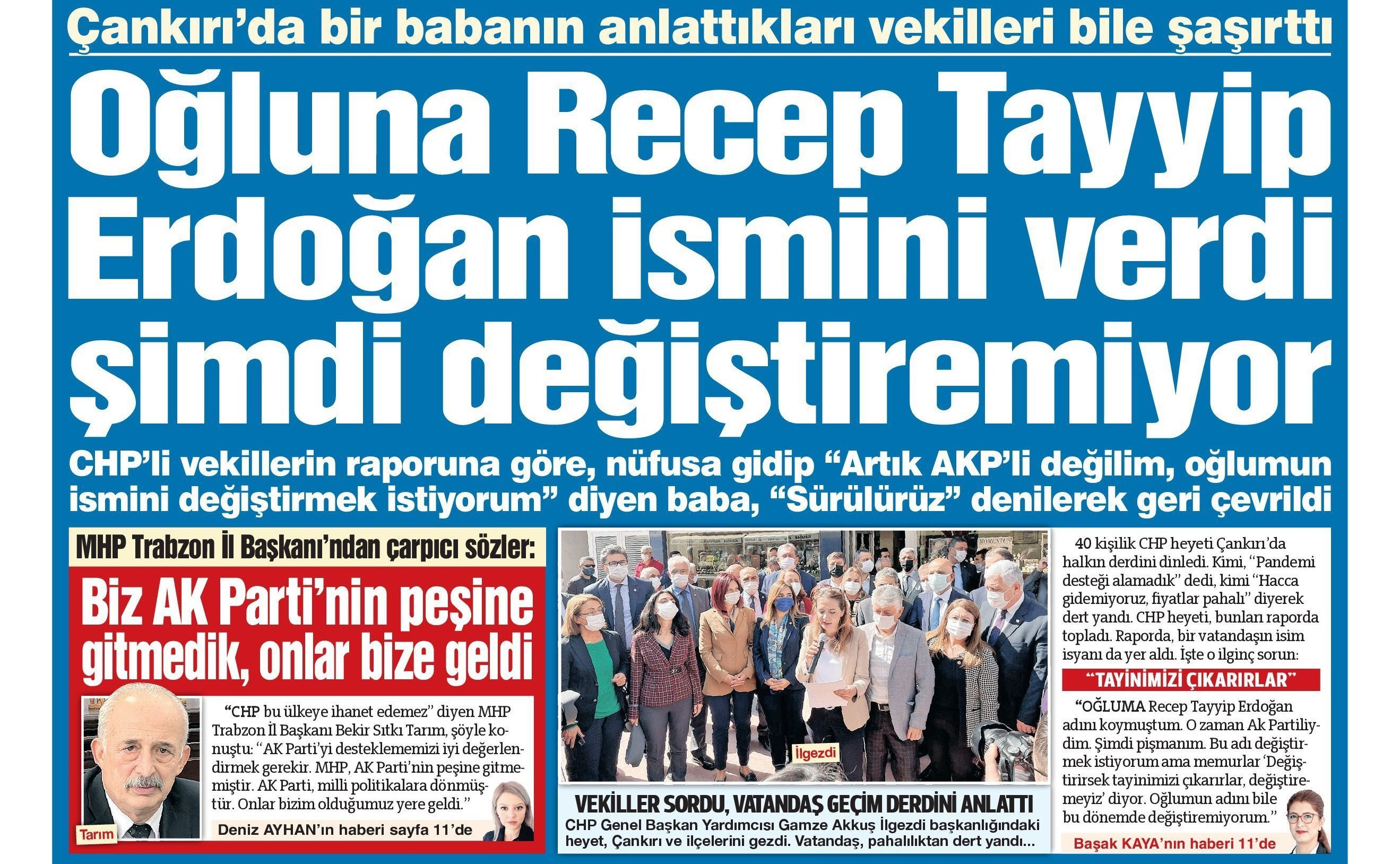 Sözcü gazetesinin haberi.