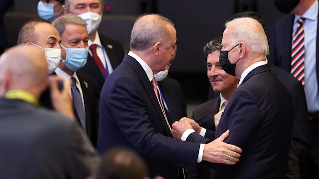 Cumhurbaşkanı Erdoğan ve ABD Başkanı Biden görüştü.