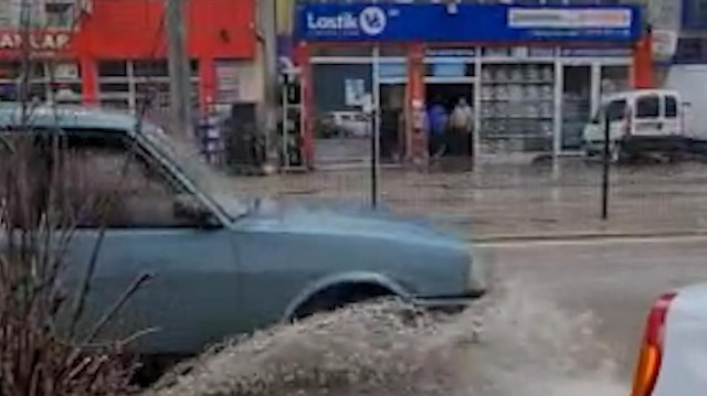 Karabük'te sağanak yağış etkili oldu