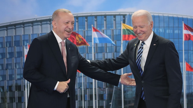 Cumhurbaşkanı Recep Tayyip Erdoğan, Brüksel’de ABD Başkanı Joe Biden ile ilk kez bir araya geldi. 