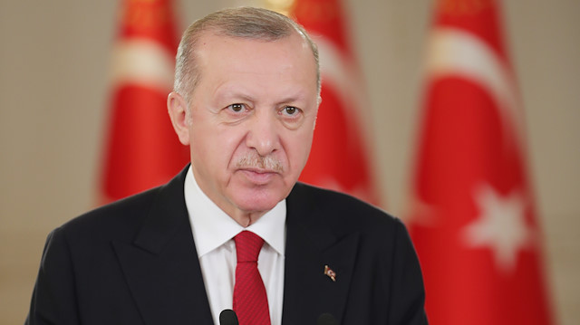 Cumhurbaşkanı Erdoğan Azerbaycan'a geldi.