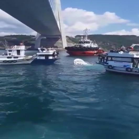 İstanbul Boğazında balıkçı teknesine gemi çarptı