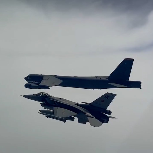 MSB: F-16 uçaklarımız ABDnin B-52 uçaklarına refakat etti