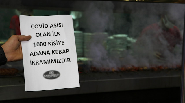 ilginc asi tevsigi asisini olana adana kebap bedava