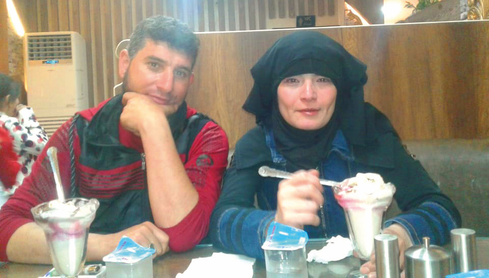 Rana Menfouh ve eşi Mahmoud el-Hassan