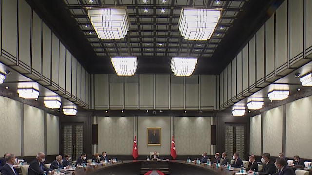 Cumhurbaşkanı Erdoğan başkanlığındaki Kabine Toplantısı başladı