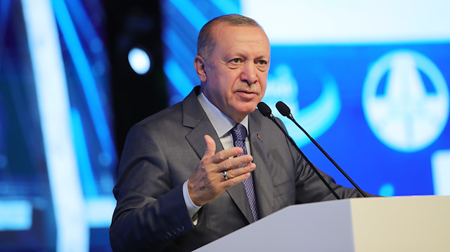 ​Cumhurbaşkanı Recep Tayyip Erdoğan Kanal İstanbul temel atma töreninde konuştu.