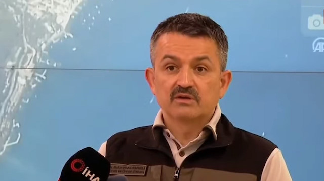 Tarım ve Orman Bakanı Bekir Pakdemirli açıklama yaptı.
