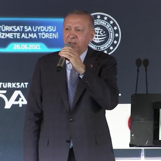 Cumhurbaşkanı Erdoğan TÜRKSAT 5A Uydusunu hizmete aldı