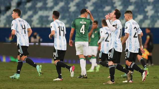 Arjantinli futbolcuların gol sevinçleri