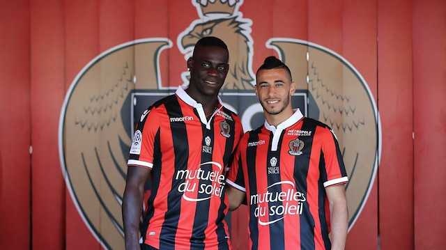 Balotelli ve Belhanda Nice'te birlikte forma giymişlerdi.