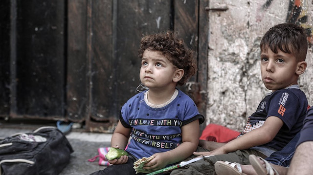 منظمة حقوقية أوروبية: 91 بالمئة من أطفال غزة يعانون صدمات نفسية