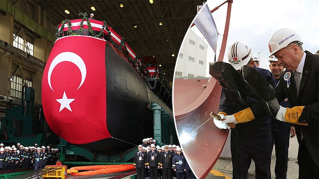 Yeni Tip Denizaltı Projesi'nin birinci gemisi Pirireis'i havuza çekme töreni Gölcük Tersane Komutanlığı'nda Cumhurbaşkanı Erdoğan'ın katılımıyla 2019 yılında gerçekleştirilmişti.