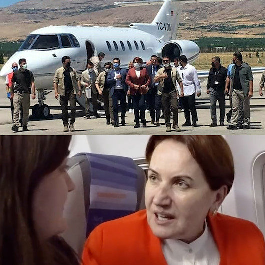 Özel jetle seyahat eden Akşenerin Biz özel uçakla gezmiyoruz sözüm söz hepsini satacağım ifadeleri gündemde