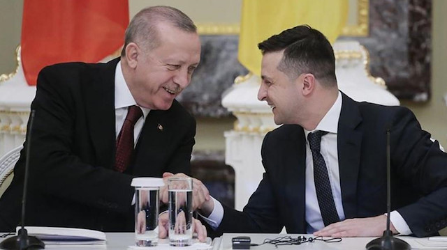 Arşiv - Cumhurbaşkanı Erdoğan ve Ukrayna Devlet Başkanı Zelenskiy.