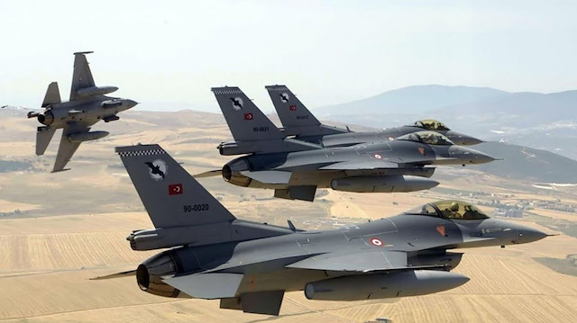 Türk F-16 uçakları (Fotoğraf: Arşiv)