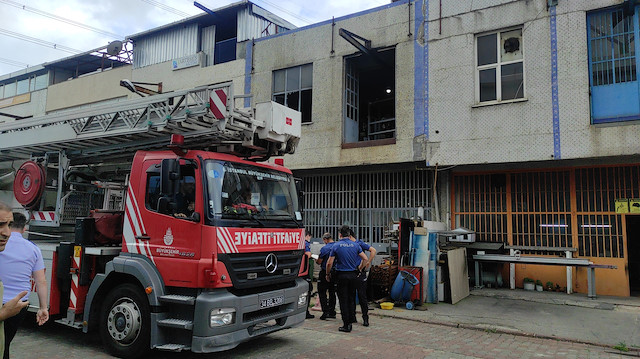 Başakşehir'de Sanayiciler Sitesi'nde patlama.