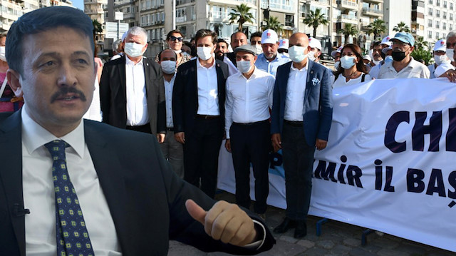 Hamza Dağ, CHP heyetinin İzmir'de düzenlenen HDP mitingine katılımına tepki gösterdi.