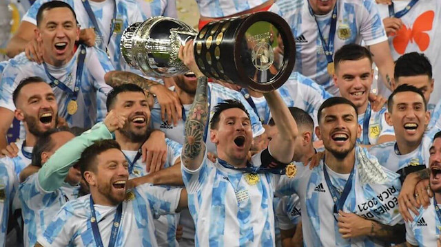 Arjantin Copa America'yı kazandı, Messi bir ilki yaşadı