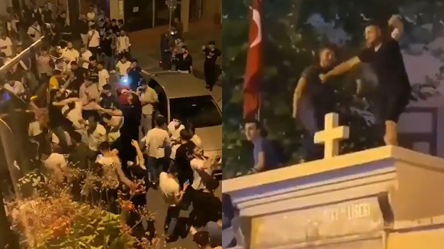 Kadıköy’de alkollü şekilde kilise duvarında dans edenleri “Erdoğan'ın eşkıyaları” diyerek servis ettiler