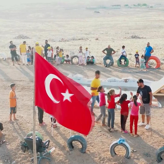 Harranlı çocuklar profesyonel Survivor parkurunda yarışıyor