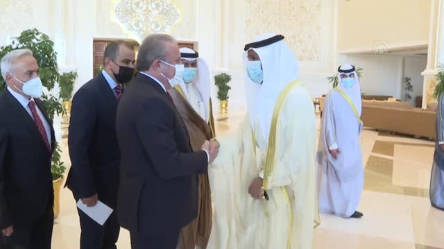 Kuveyt Emir Vekili ve Veliaht Prens Şeyh Meş’al Al Cabir Al Sabah, TBMM Başkanı Mustafa Şentop ile bir araya geldi.