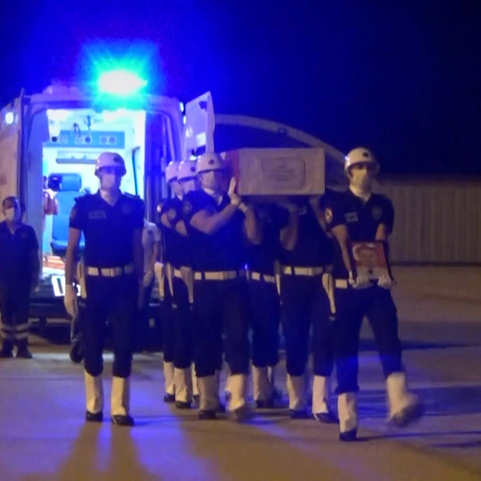 Hakkaride şehit İl Emniyet Müdür Yardımcısı Hasan Cevher için tören düzenlendi