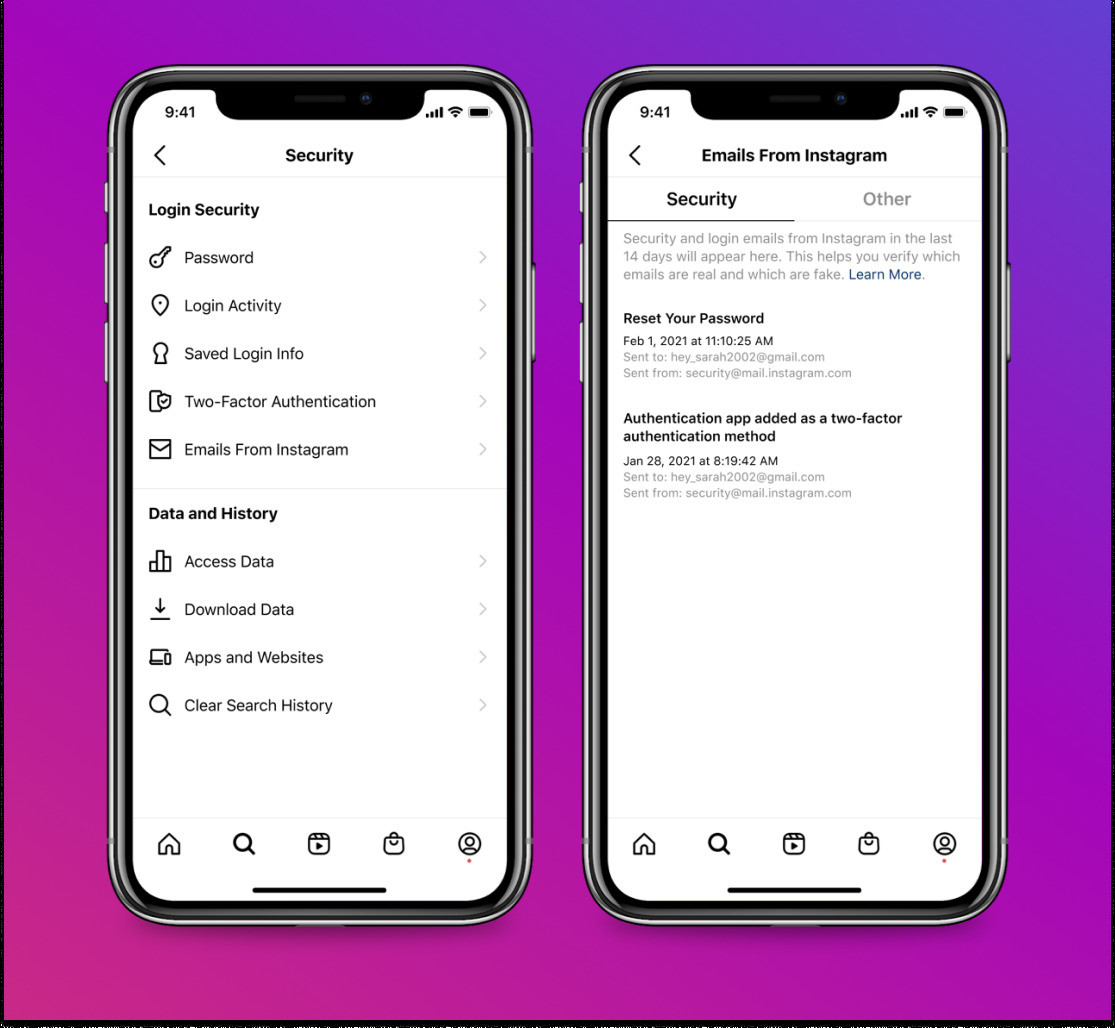 Instagram buna ek olarak kimlik doğrulamada WhatsApp'ı devreye sokan yeni bir sistemi de test ediyor.