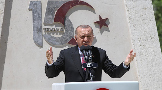 Cumhurbaşkanı Erdoğan konuştu.