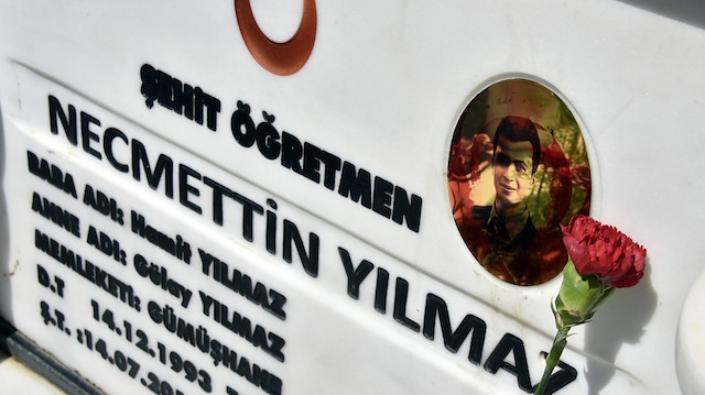 Necmettin Yılmaz'ın cenazesi, 16 Temmuz 2017'de Demirkapı köyündeki aile kabristanına defnedilmişti.
