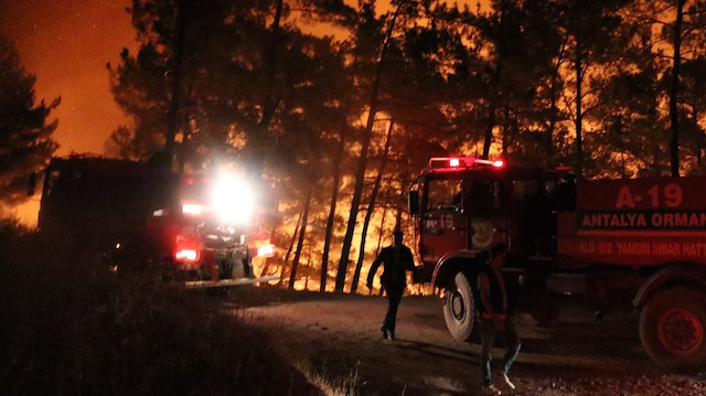 İlçeye bağlı Pembecik Mahallesi'ndeki kızılçam ormanında, dün sabah saatlerinde çıkan yangını söndürmek için bölgeye sevk edilen ekipler, sabah saatlerine kadar alevlere karadan müdahale etti.

