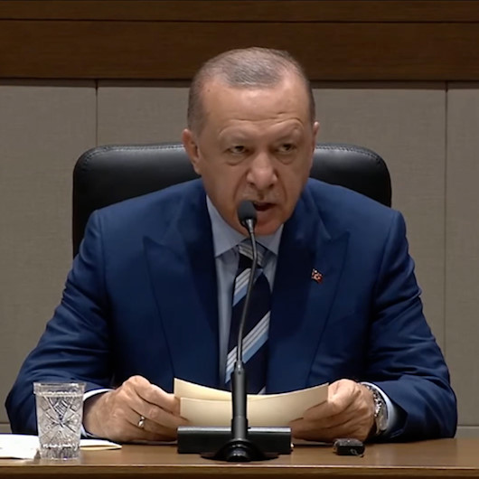 Cumhurbaşkanı Erdoğan: Kıbrısta çözüm iki eşit devlet arasında yapılacak müzakerelerle olabilecektir