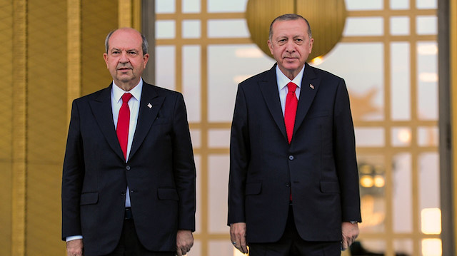 Ersin Tatar ve Cumhurbaşkanı Erdoğan