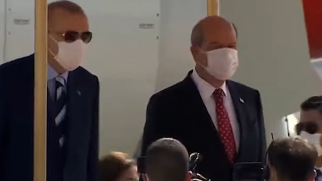 Cumhurbaşkanı Erdoğan KKTC'de