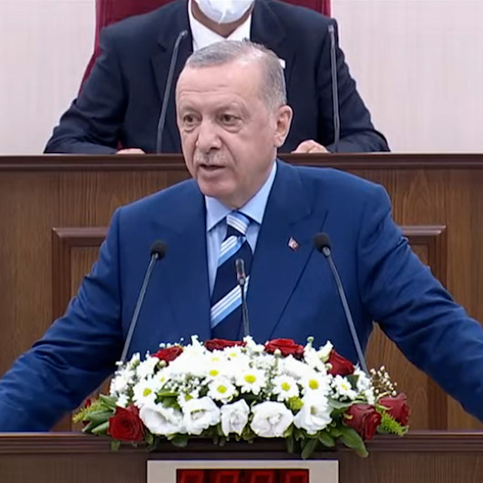 Cumhurbaşkanı Erdoğan: KKTCye Cumhurbaşkanlığı Külliyesi ve Millet Bahçesi yapacağız