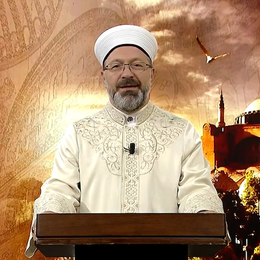 Diyanet İşleri Başkanı Ali Erbaştan Kurban Bayramı mesajı