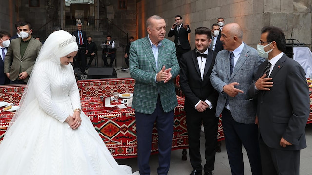 Cumhurbaşkanı Erdoğan genç Çakır’ları kabul etti.
