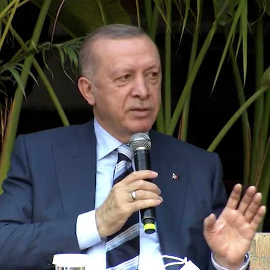 Cumhurbaşkanı Erdoğan: Külliyeyi Beşparmak Dağlarına sırtımızı dayayarak yapacağız