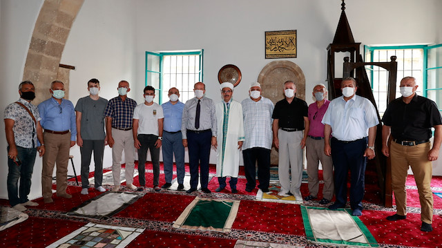 Kapalı Maraş'ta 47 yıl sonra ibadete açılan Bilal Ağa Mescidinde ilk cuma namazı kılındı