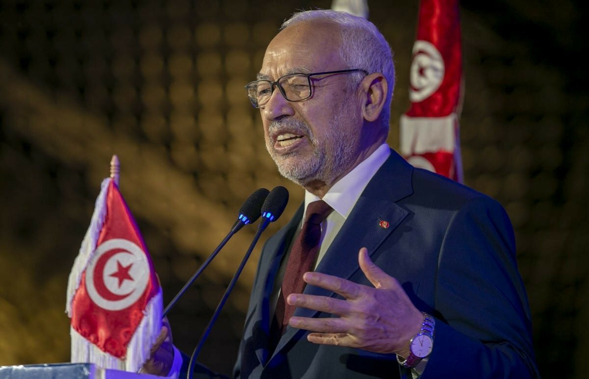 Nahda Hareketi'nin lideri Raşid el-Gannuşi.