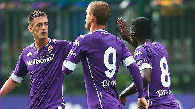 Fiorentinalı oyuncuların gol sevinçleri