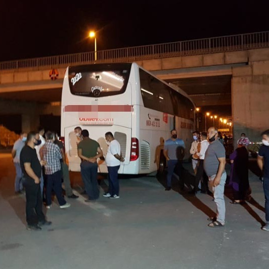 Koronavirüslü yolcu şehirlerarası otobüste yakalandı