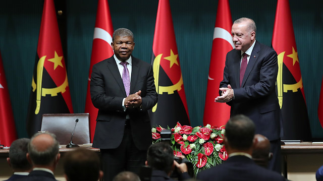 Angola Cumhurbaşkanı Laurenço - Cumhurbaşkanı Erdoğan