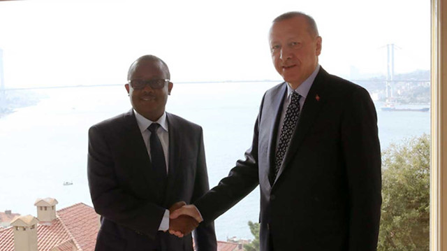 Gine Bissau Cumhurbaşkanı Embalo ve Cumhurbaşkanı Erdoğan 